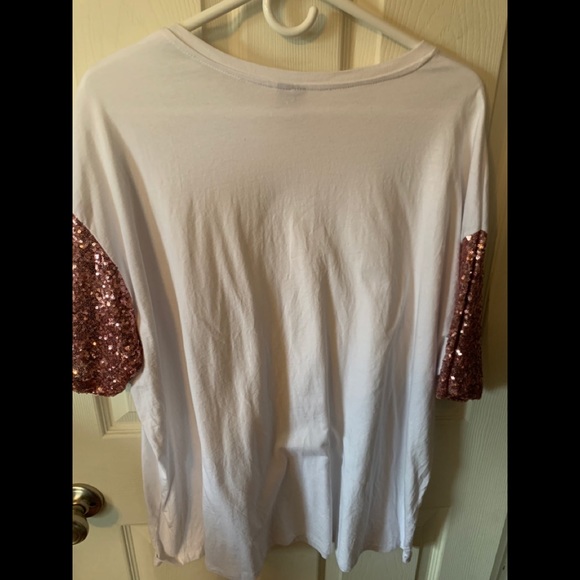 ASOS sequin sleeve tee - Picture 2 of 4